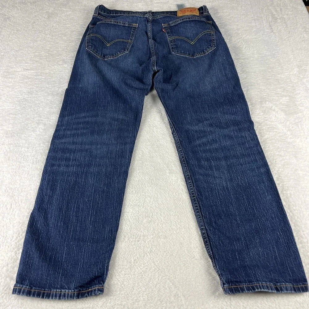 Levi's 505 Men's Jeans Size 36x29, Regular Fit, Straight Denim Blue